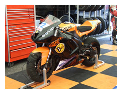 Kinlochs and Son Limited livered BSB 600 super sport motorcycle, call 01634 290999 or 0203 008 5441 to discuss your air conditioing & refrigeration needs.